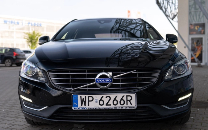 Volvo V60 cena 65900 przebieg: 183000, rok produkcji 2017 z Płock małe 497